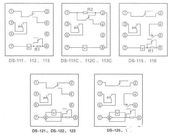 DS-100系列时间继电器结构和用途