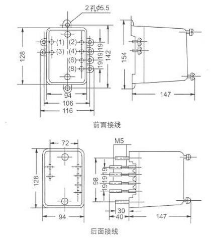 DS-100系列时间继电器结构和用途