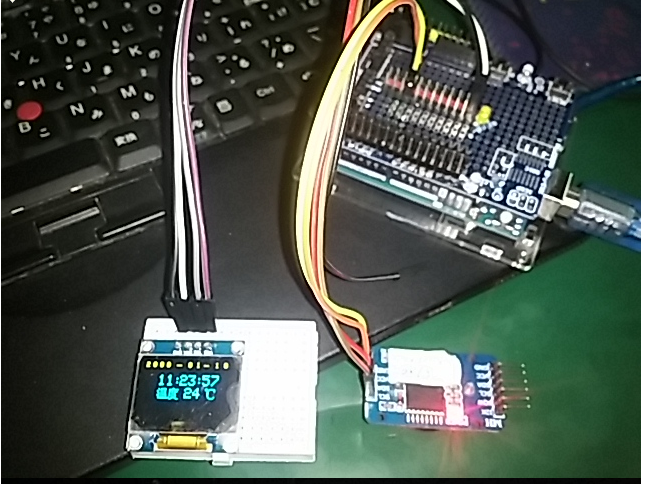 DS3231时钟含温度制作(Arduino源码)0.96寸OLED显示