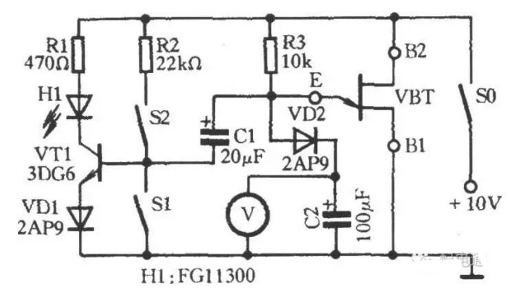 电工测试工具电路图:稳压二极管、三极管、晶闸管