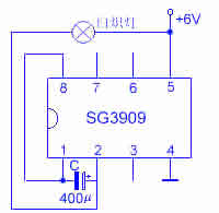 SG3909振荡器管脚及应用电路