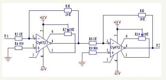 电容传感器测量系统模块电路设计之精密放大电路