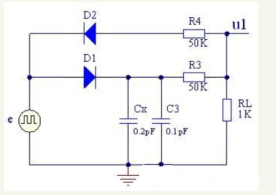 电容传感器测量系统模块电路设计之二极管T型网络