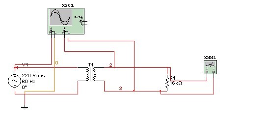 Multisim10 中变压器如何设置参数