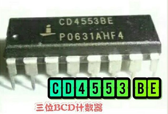CD4553构成的计数器电路