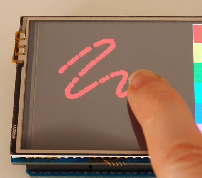 2.8英寸TFT触摸屏与Arduino的使用