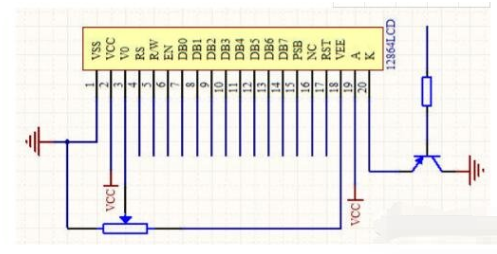 lcd12864液晶屏原理图