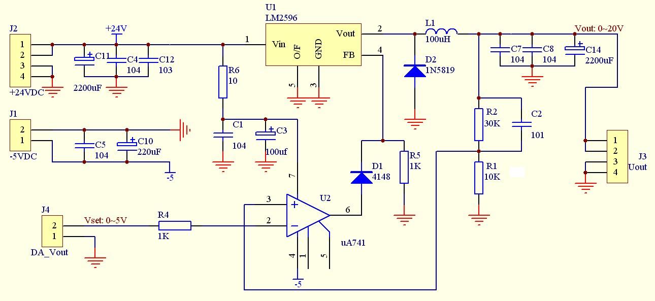 如何通过可调DC-DC改装成可数控的开关稳压电源