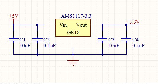 AMS1117-3.3接线原理及如何接线