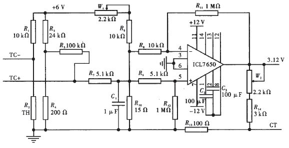 简易模拟温控电路设计