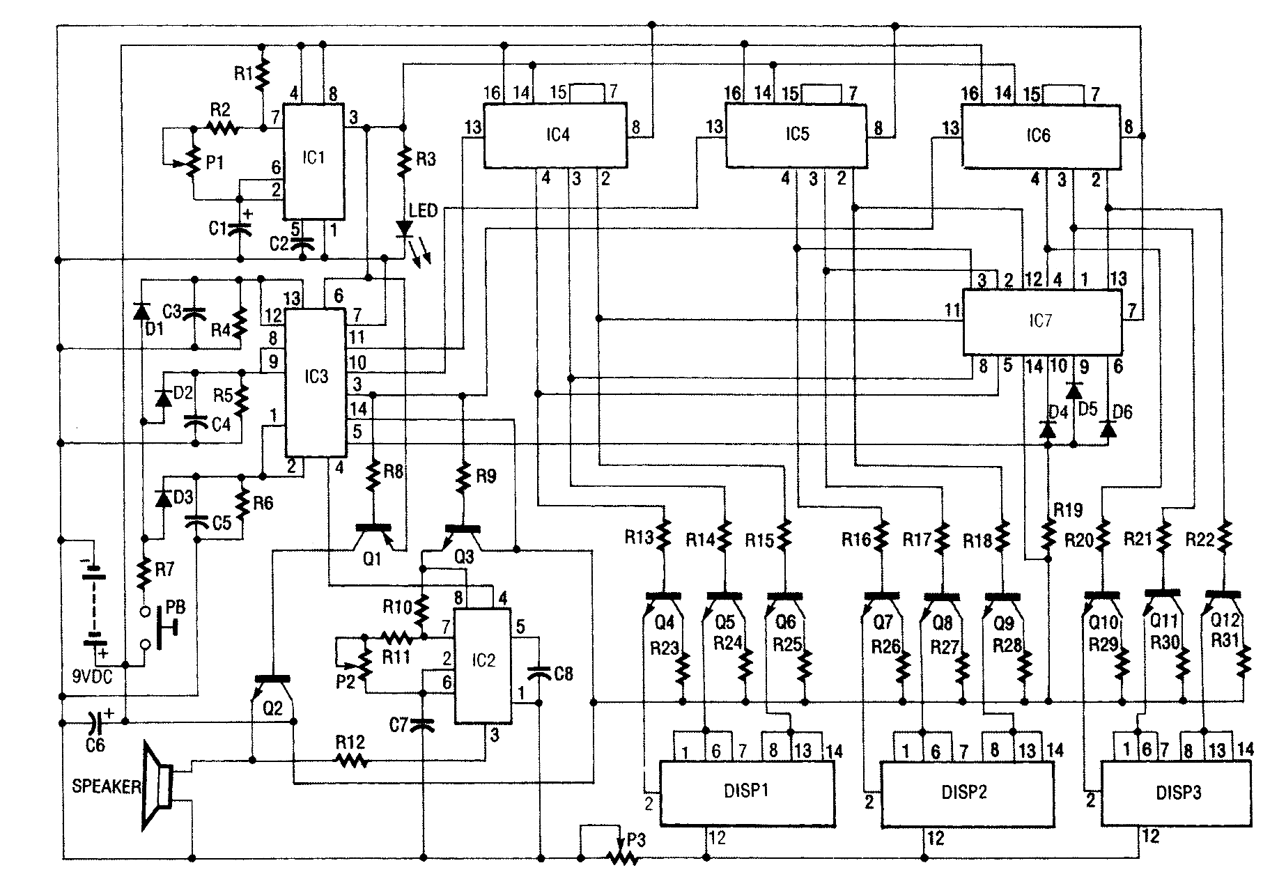 电子自动售货机电路图设计