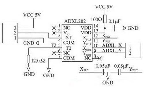 采用加速度传感器的角度测量仪系统硬件电路设计