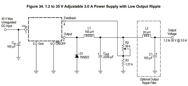 单片式开关稳压器LM2576-ADJ及其应用