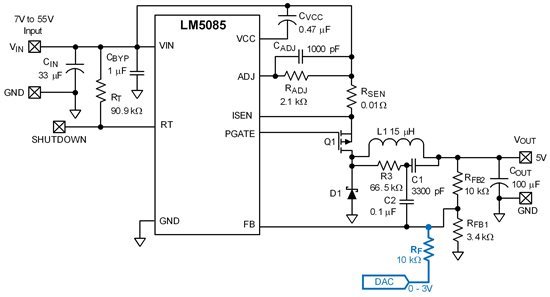 如何采用 COT 稳压器动态控制输出电压