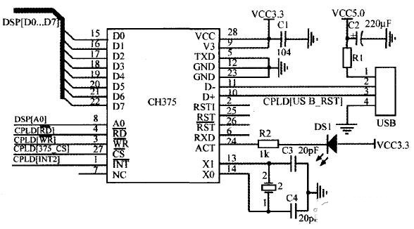 嵌入式指纹处理系统模块电路设计