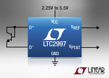 Linear推出1oC 准确度测量远端二极管