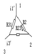 电阻的Y形与△形联接及等效变换