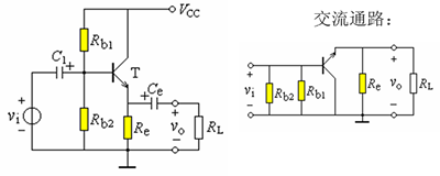 三极管基本放大电路的三种组态