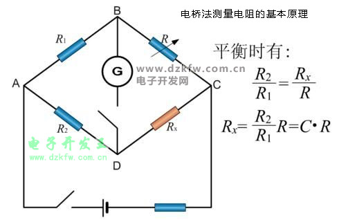 电桥法测量电阻的基本原理