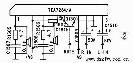 TDA7264音频功率放大电路图